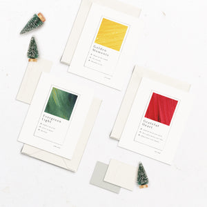 RGB CHRISTMAS Greeting Cards Set